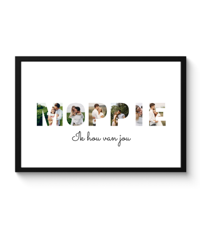 Poster met lijst - Moppie