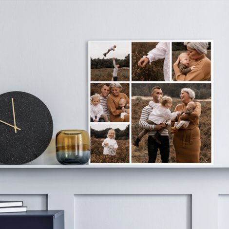 collage op canvas