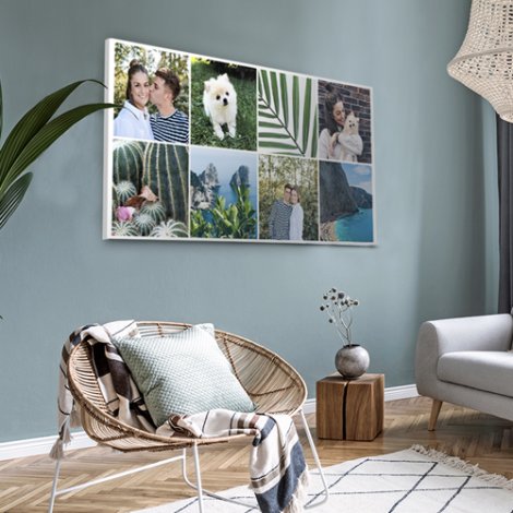 collage op canvas