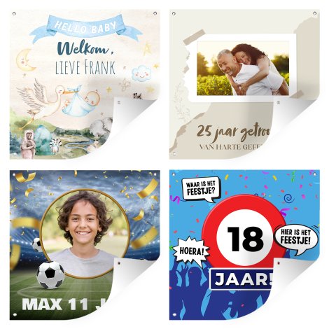 4 voorbeelden van spandoeken