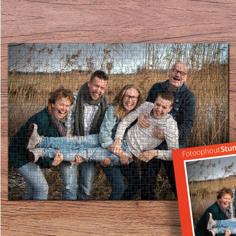 fotopuzzel met doos