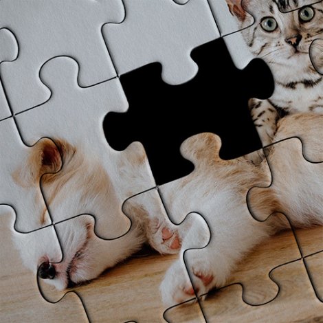 fotopuzzel met doos