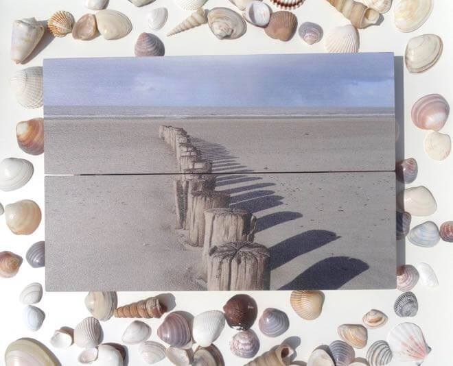 review foto op hout