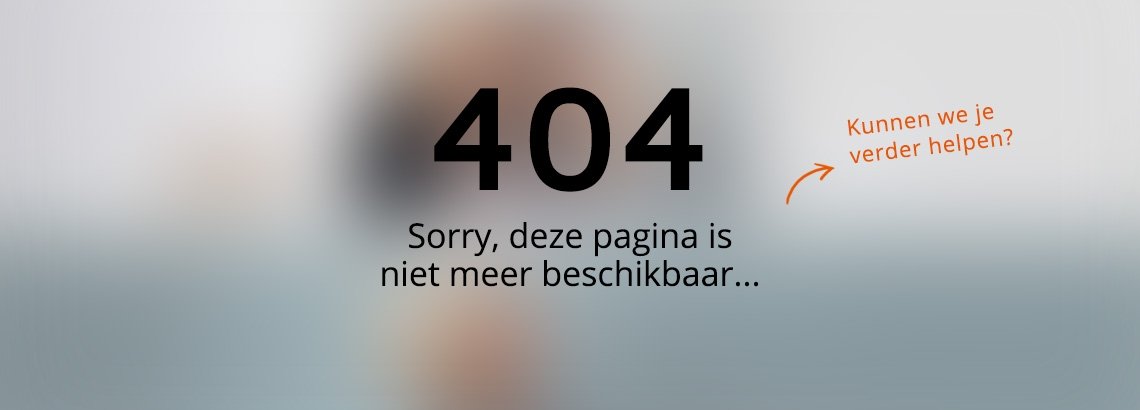 Pagina niet gevonden 404