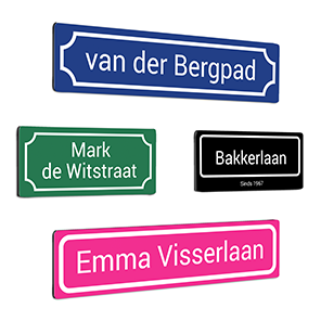 Straatnaambord prijzen